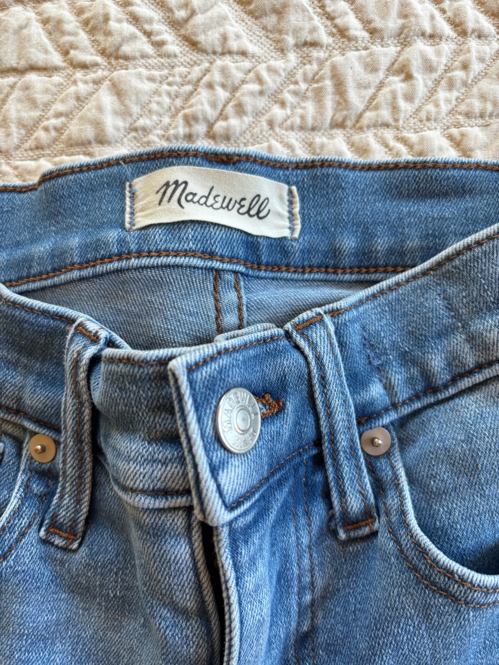 Madewell Skinny Jeans in Classic Blue Wash
